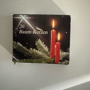 (Brand New Unopened) Set of 20 White Baum-Kerzen Candles